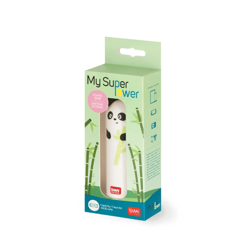 Legami - Caricabatteria Portatile - My Super Power a tema Panda - 6