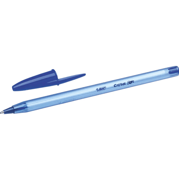 Bic - Penna a Sfera Cristal Soft Punta Media da 1.2 mm Conf. 50 pz Blu - 2