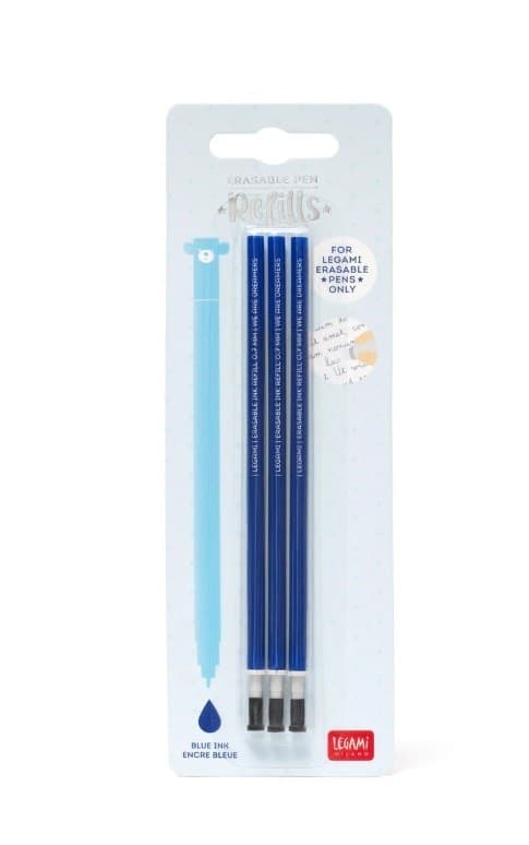 Legami, Refill per Penna Gel Cancellabile, Inchiostro Blu - 2