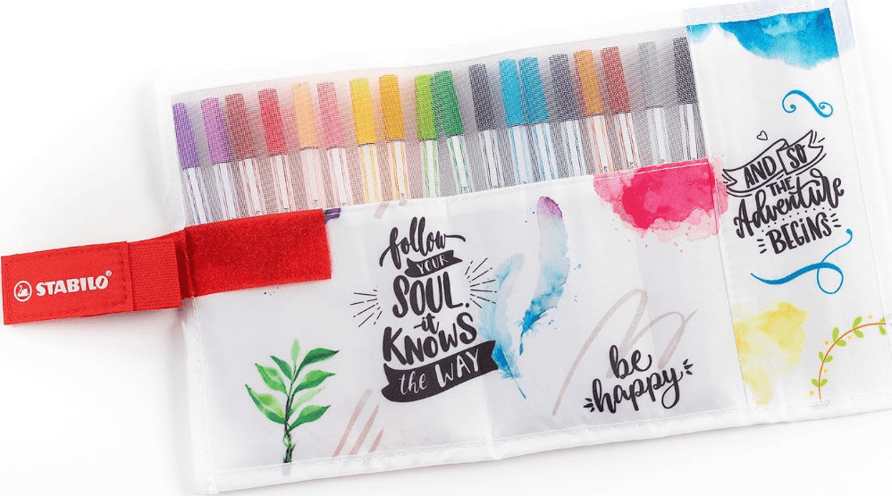 Stabilo - Astuccio Rollerset, Pen 68 Brush, 18 Pennarelli Con Punta Flessibile (IT568/18-41) - 3