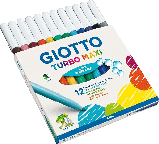 Giotto - Pennarelli turbo Maxi, conf 12 (F454000) - 2