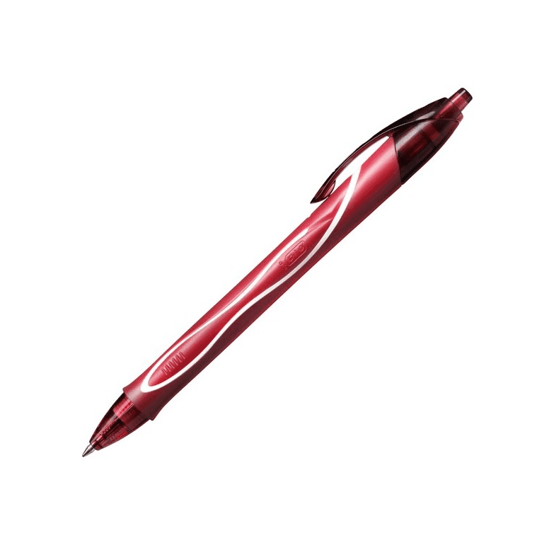 Bic - Penna gel a scatto Bic Gelocity Quick Dry rosso - tratto 0,30 mm (Conf.12) - 2