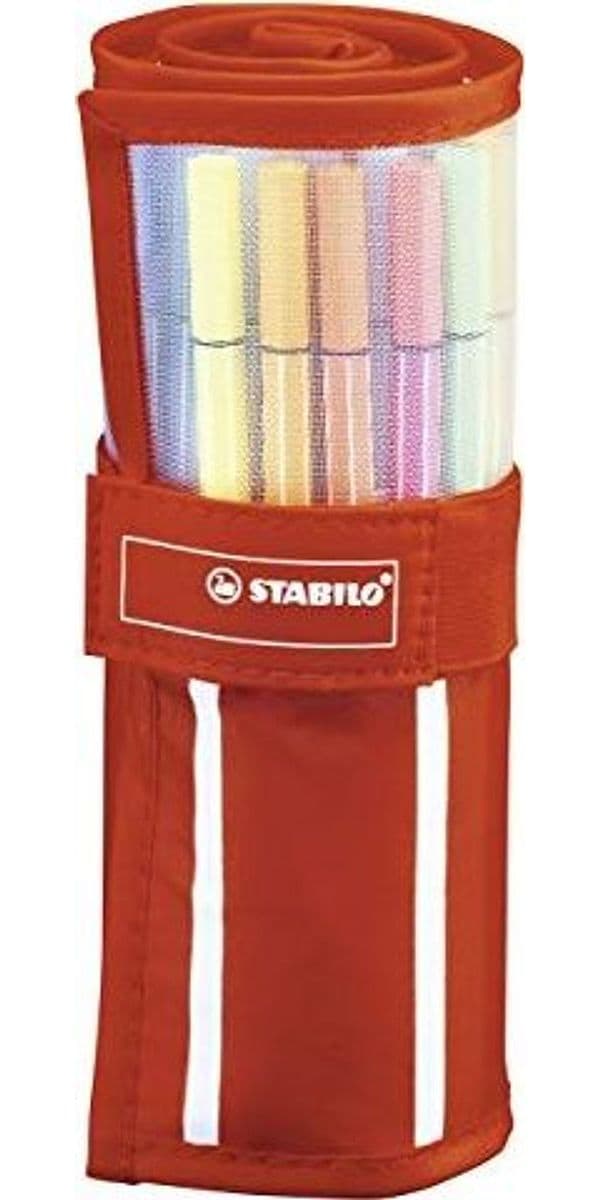 Stabilo - Pen 68 Rollerset rosso/bianco da 30 colori ass. (6830-2)