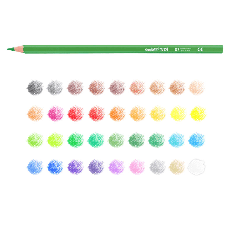 Carioca - Matite Colorate Tita - valigetta da 120 Pz - 2