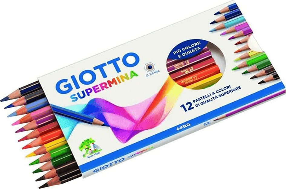 Giotto- Pastelli colorati Supermina - conf. 12 (F235700) - 2