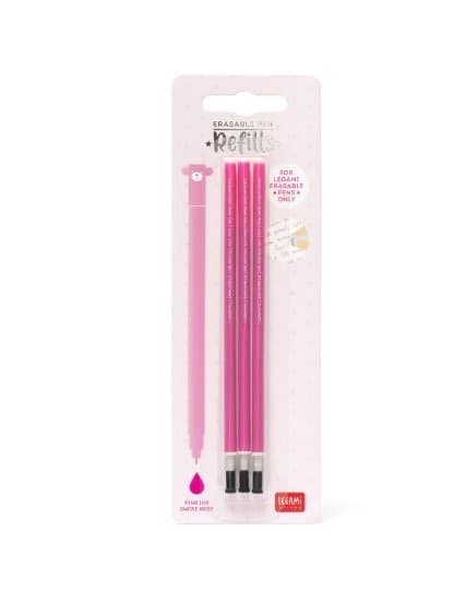 Legami, Refill per Penna Gel Cancellabile, Inchiostro Rosa - 2