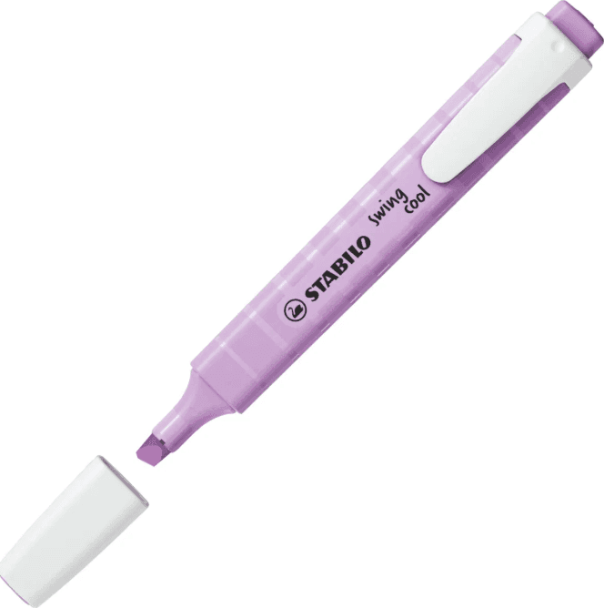 Stabilo - Evidenziatore tascabile swing cool Pastel Evidenziatore singolo - glicine (275/155-8) - 2