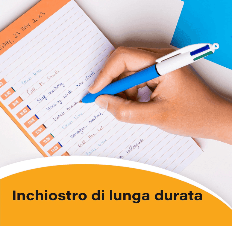 Bic - Penna a sfera a scatto multifunzione 4 Colori - Conf.12 - 6