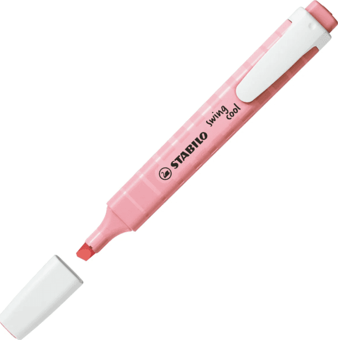 Stabilo - Evidenziatore tascabile swing cool Pastel Evidenziatore singolo - rosa antico (275/129-8) - 2