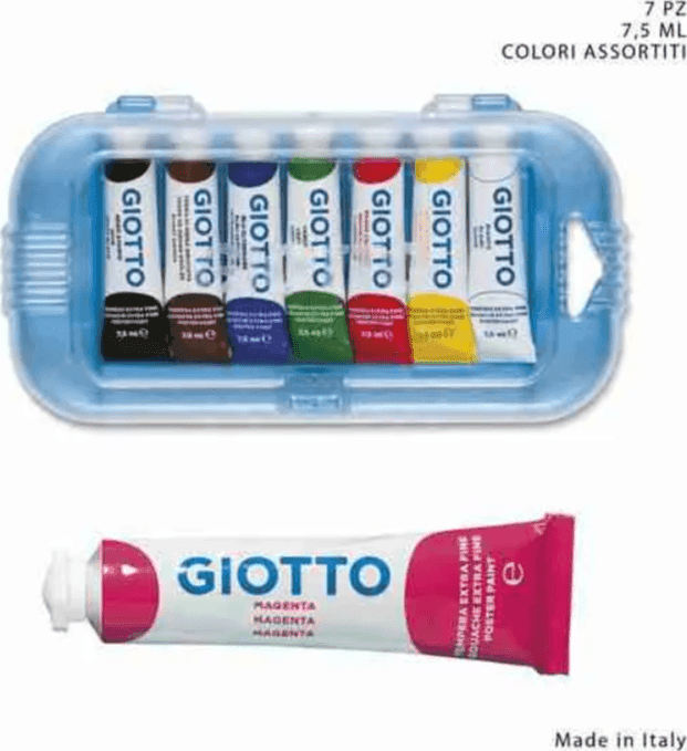Giotto - Tempera Extrafine 7.5ml conf. 7 colori
