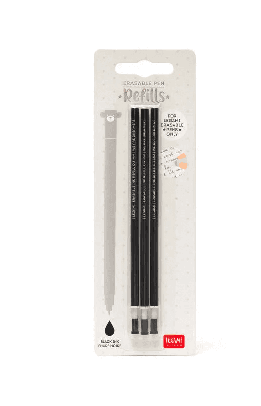 Legami, Refill per Penna Gel Cancellabile, Inchiostro Nero - 2