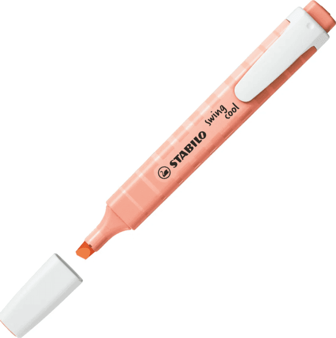 Stabilo - Evidenziatore tascabile swing cool Pastel Evidenziatore singolo - rosa pesca (275/126-8) - 2