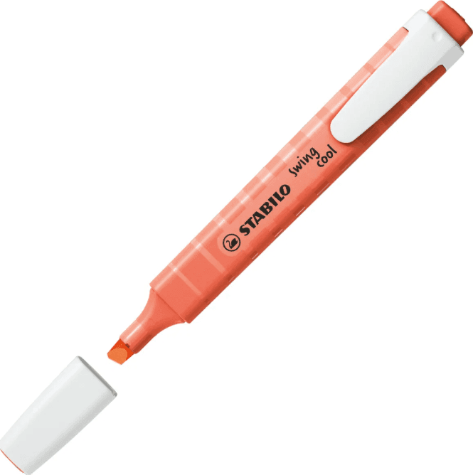 Stabilo - Evidenziatore tascabile swing cool Pastel Evidenziatore singolo - rosa corallo (275/140-8) - 2