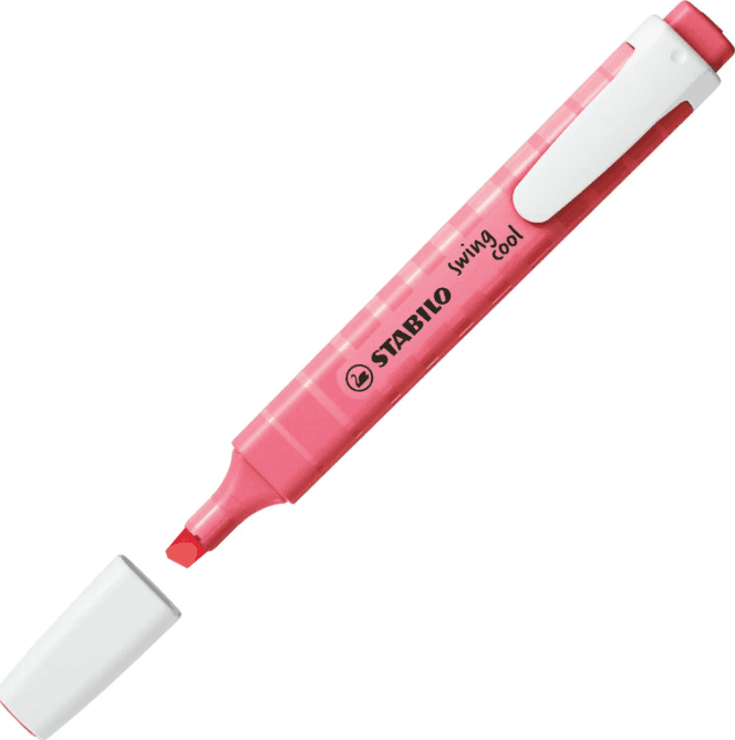 Stabilo - Evidenziatore tascabile swing cool Pastel Evidenziatore singolo - fior di ciliegio (275/150-8) - 2