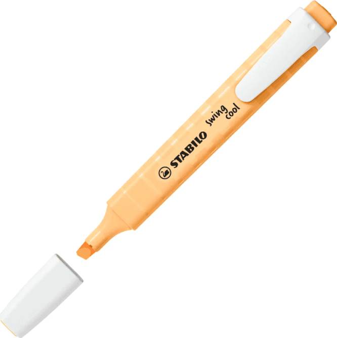 Stabilo - Evidenziatore tascabile swing cool Pastel Evidenziatore singolo - arancione papaya (275/125-8) - 2