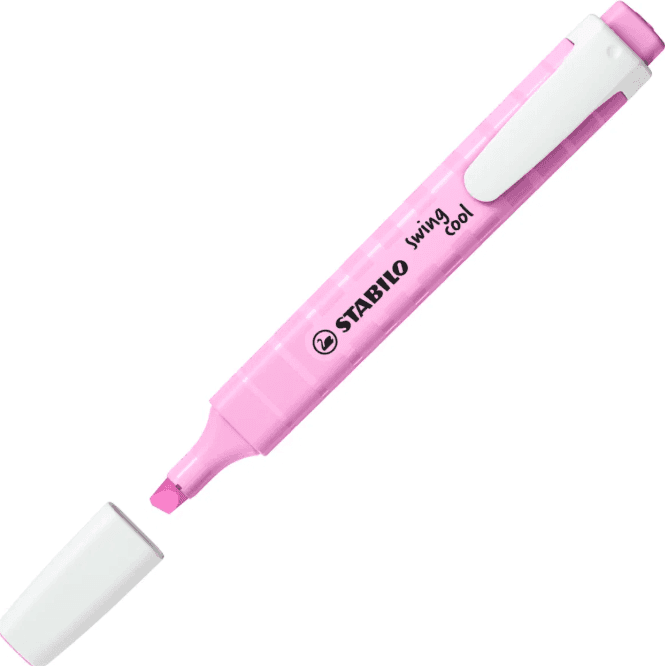 Stabilo - Evidenziatore tascabile swing cool Pastel Evidenziatore singolo - fucsia freddo (275/158-8) - 2