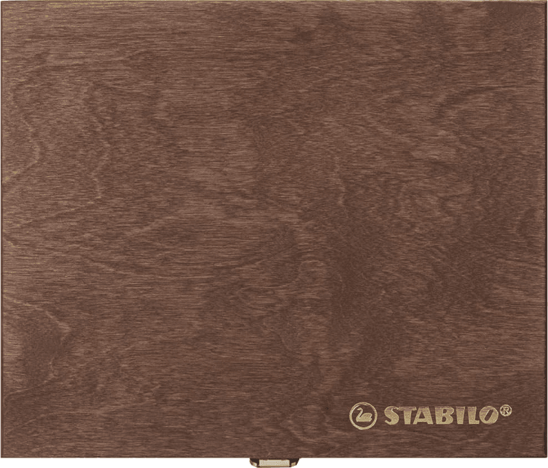 Stabilo - Cassetta in Legno Matite Aquacolor - 36 pastelli Acquerellabili (IT1639L) - 5