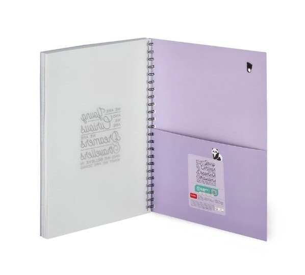 Legami, Quaderno Spiralato Maxi, A4, Tema Panda - 3
