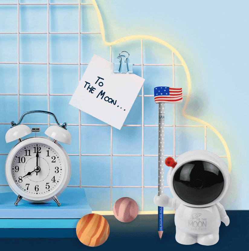 Legami - Set di 2 Gomme e 1 Matita - To The Moon And Back (ASTRO0001) - 4