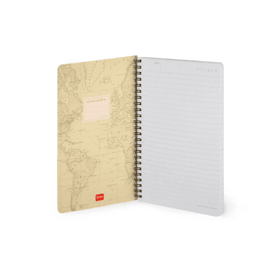 Quaderno Spiralato Large a Righe a tema Travel - 3
