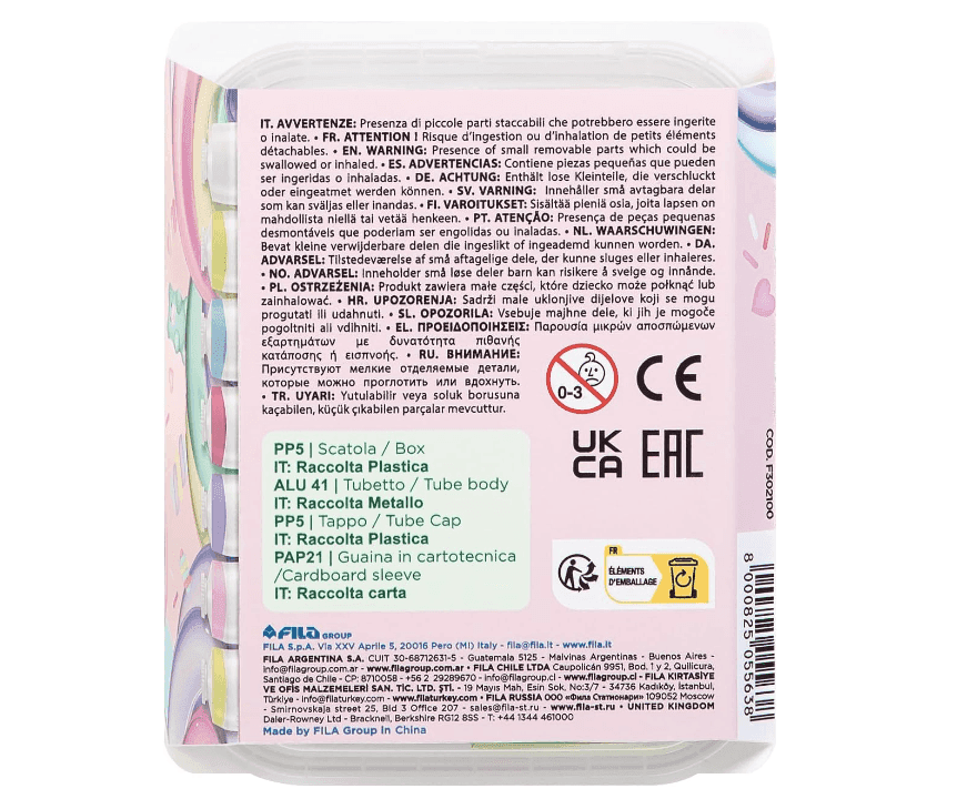 Giotto - 7 Tempere Candy Collection, Colori Pastello (F302100) - 5