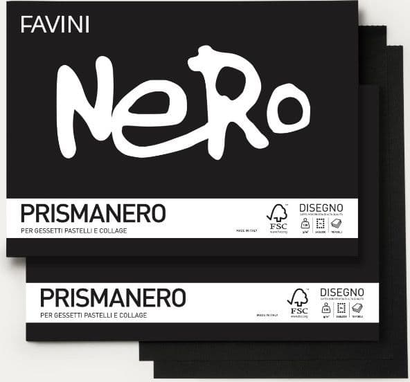 Favini, Album prismanero, 10 fogli 24x33cm