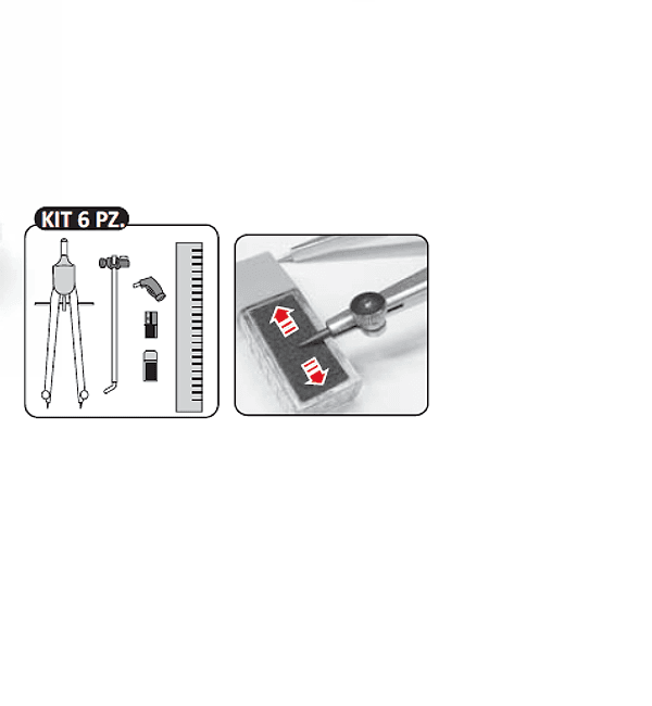 Arda - Set Balaustrone con Carta Vetrata e Righello kit 6 pz- Colori Pastello Assortiti (CO2PAS) - 2