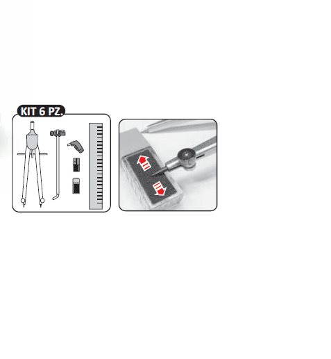 Arda - Set Balaustrone con Carta Vetrata e Righello kit 6 pz- Colori Pastello Assortiti (CO2PAS) - 2