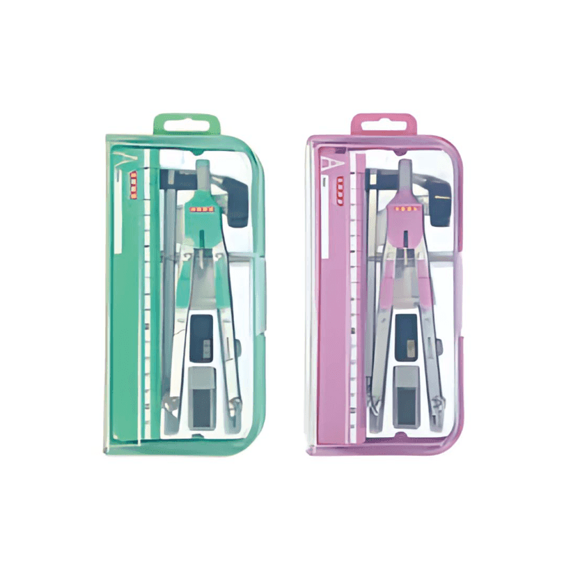 Arda - Set Balaustrone con Carta Vetrata e Righello kit 6 pz- Colori Pastello Assortiti (CO2PAS) - 3