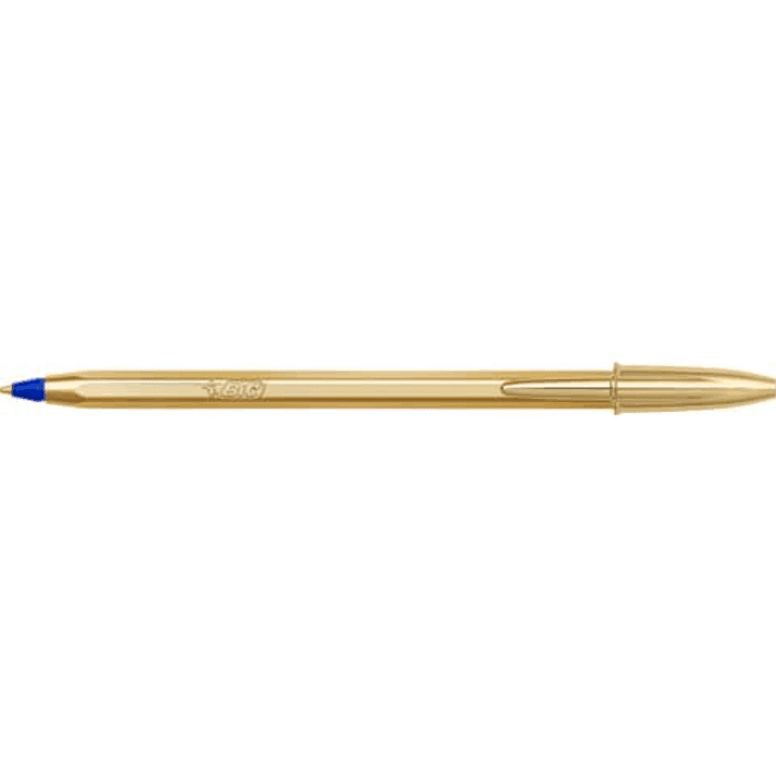 Bic - Penna a sfera Cristal Shine Oro 1 mm - Inchiostro Blu - 4