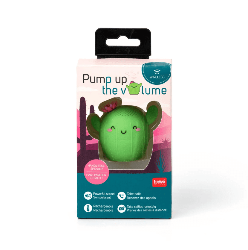 Legami - Mini Speaker e Vivavoce Wireless Cactus - Pump Up The Volume (MSP0002) - 2