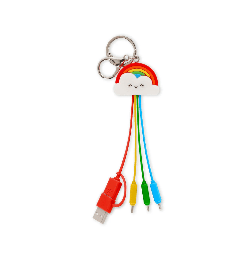 Legami - Cavo 6 in 1 di Ricarica Portachiavi Rainbow - Link Up (UCC0013)