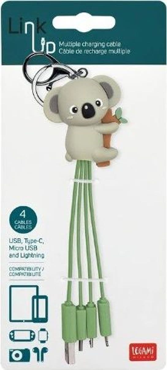Legami, Cavo di Ricarica Multiplo, Koala - 4