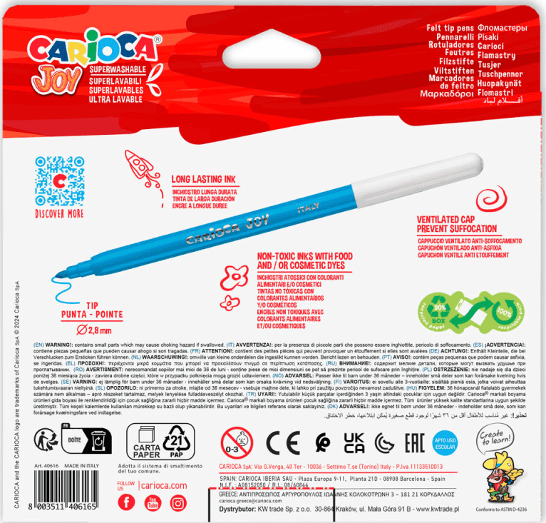 Carioca, Pennarelli Joy da 36 pz - 5