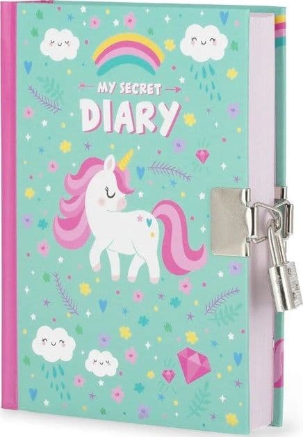 Legami - Diario Segreto con Copertina Rigida Illustrata e Lucchetto - Unicorn (DIA0011) - 2