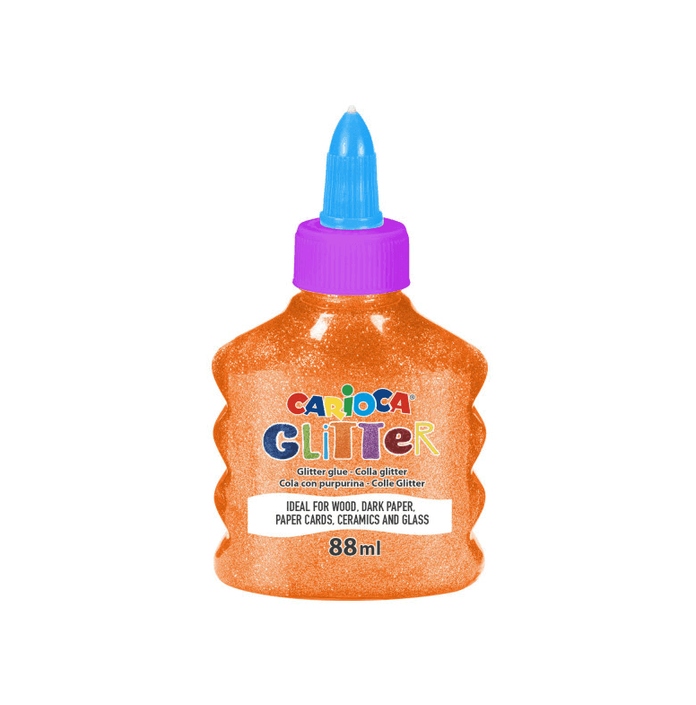 Carioca - Confezione 12 Bottigliette Glitter Glue Neon, colla glitter (42116) - 3