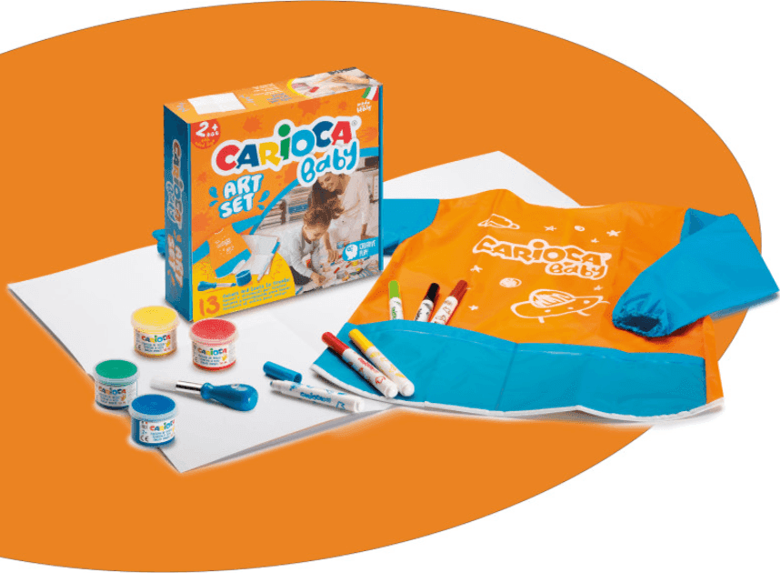 Carioca Baby - Scatola Baby Art Set con 12 prodotti per disegnare (Anni 2+) - 2