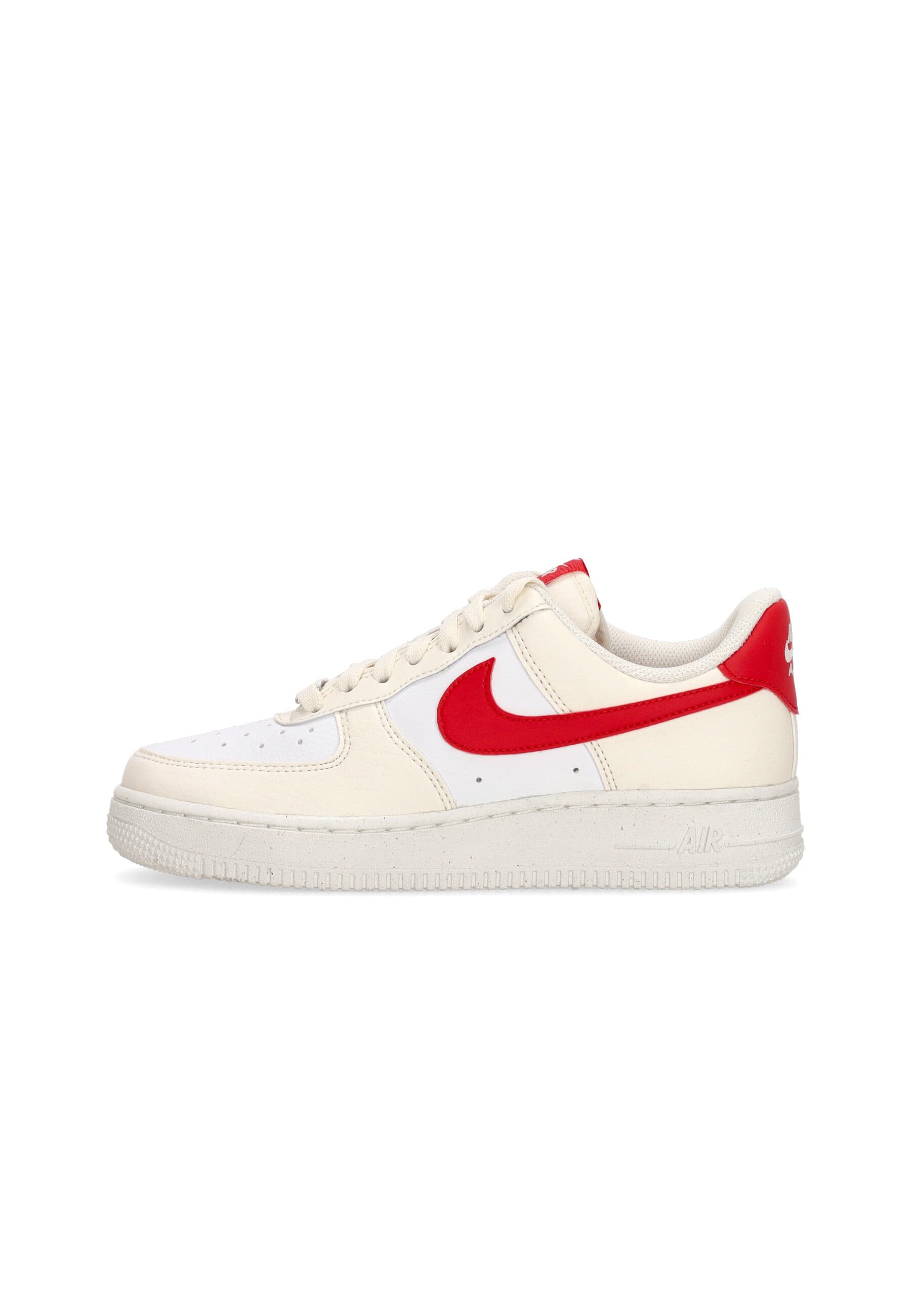 Nike Scarpa Bassa Donna W Air Force 1 07 Next Nature Pale Ivory/university Red/white/sail - 7