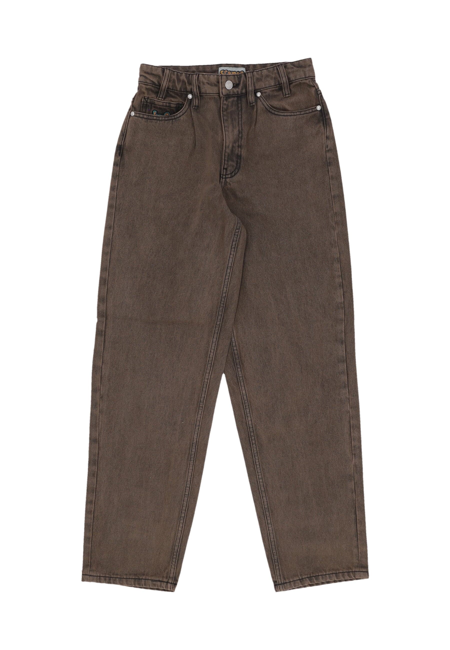 HUF Jeans Uomo Cromer Washed Pant Coffee - 4