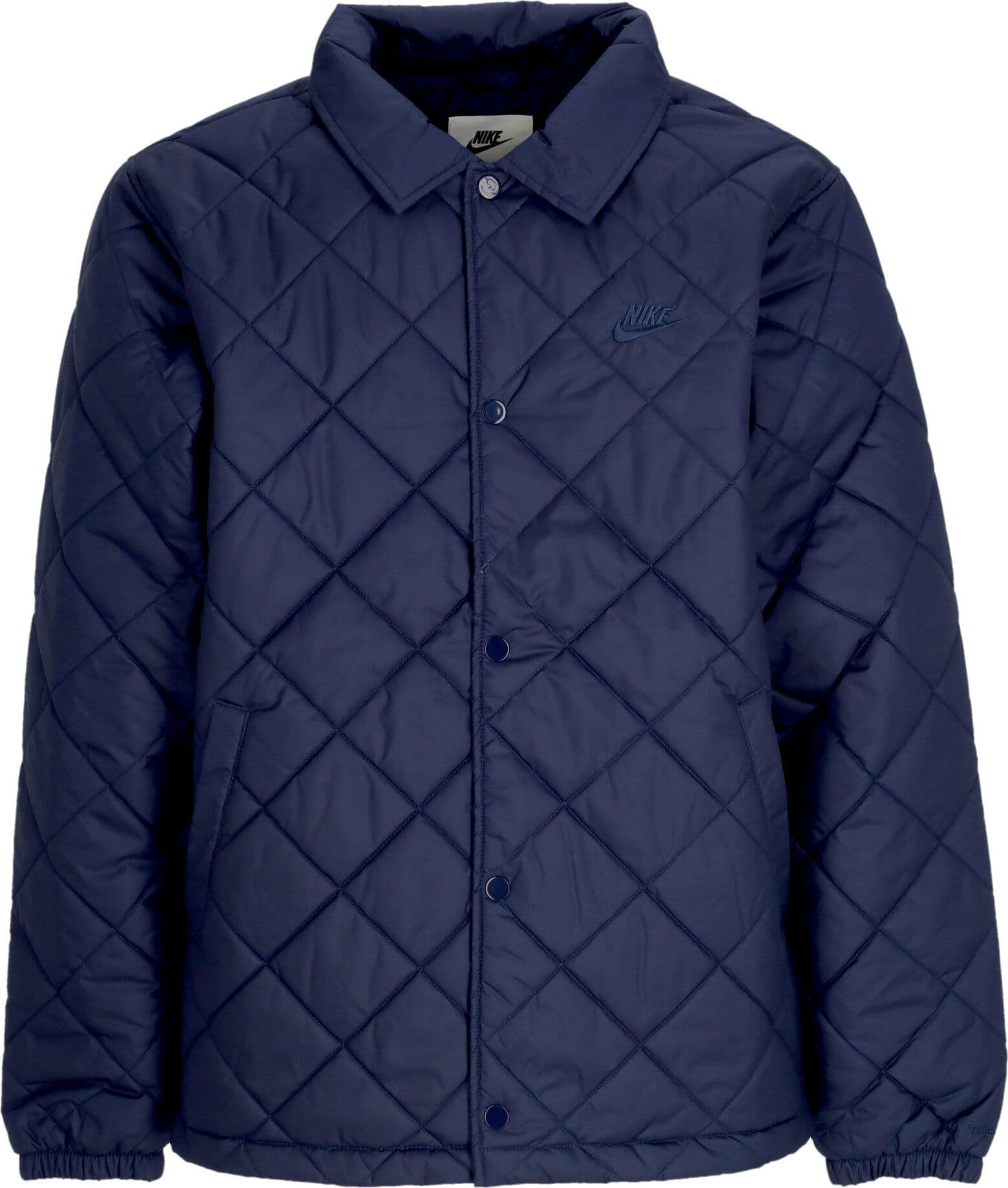 Nike Giubbotto Uomo Club Therma-fit Jacket Midnight Navy/black/midnight Navy
