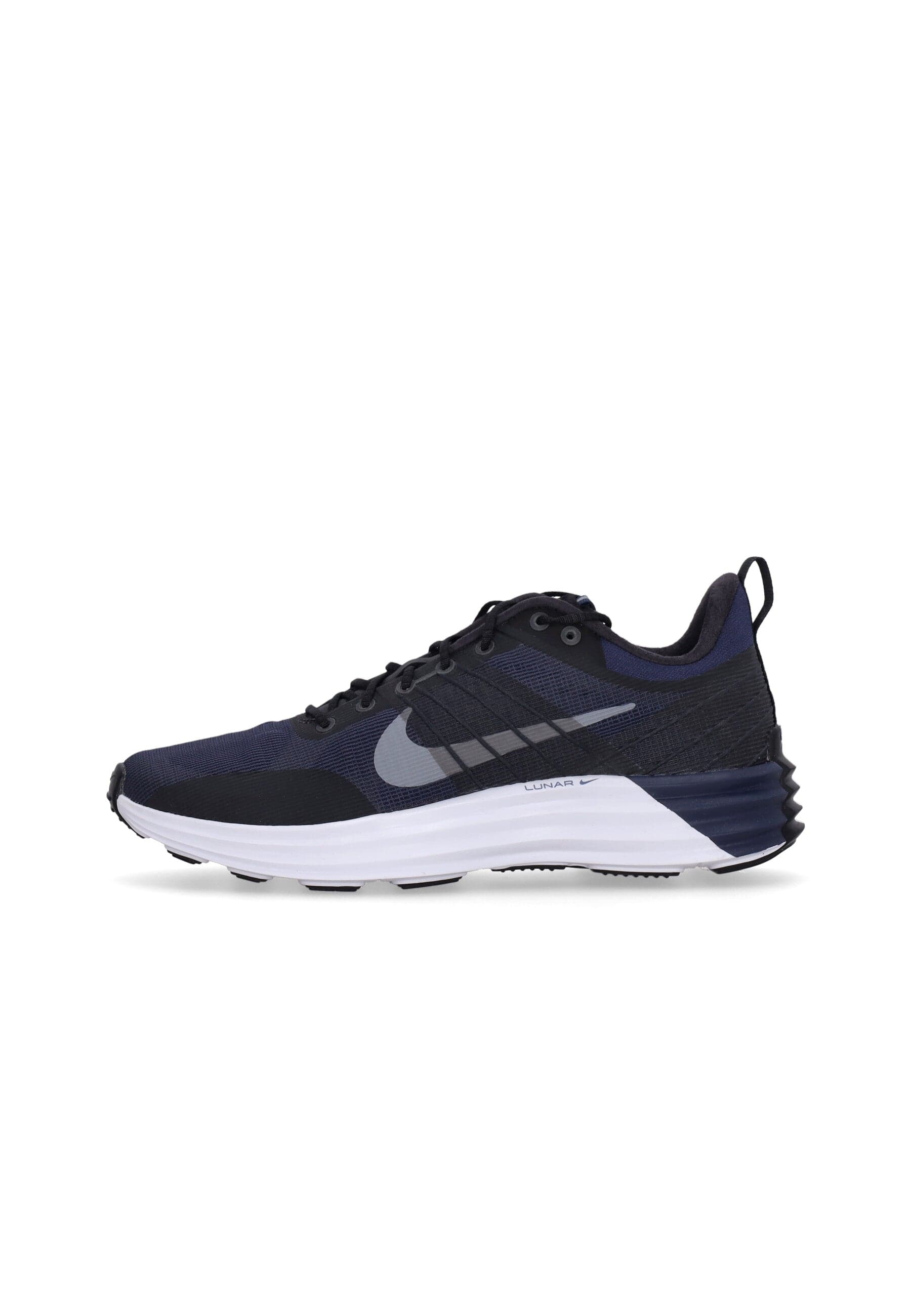 Nike Scarpa Bassa Uomo Lunar Roam Black/reflect Silver/midnight Navy/white - 7