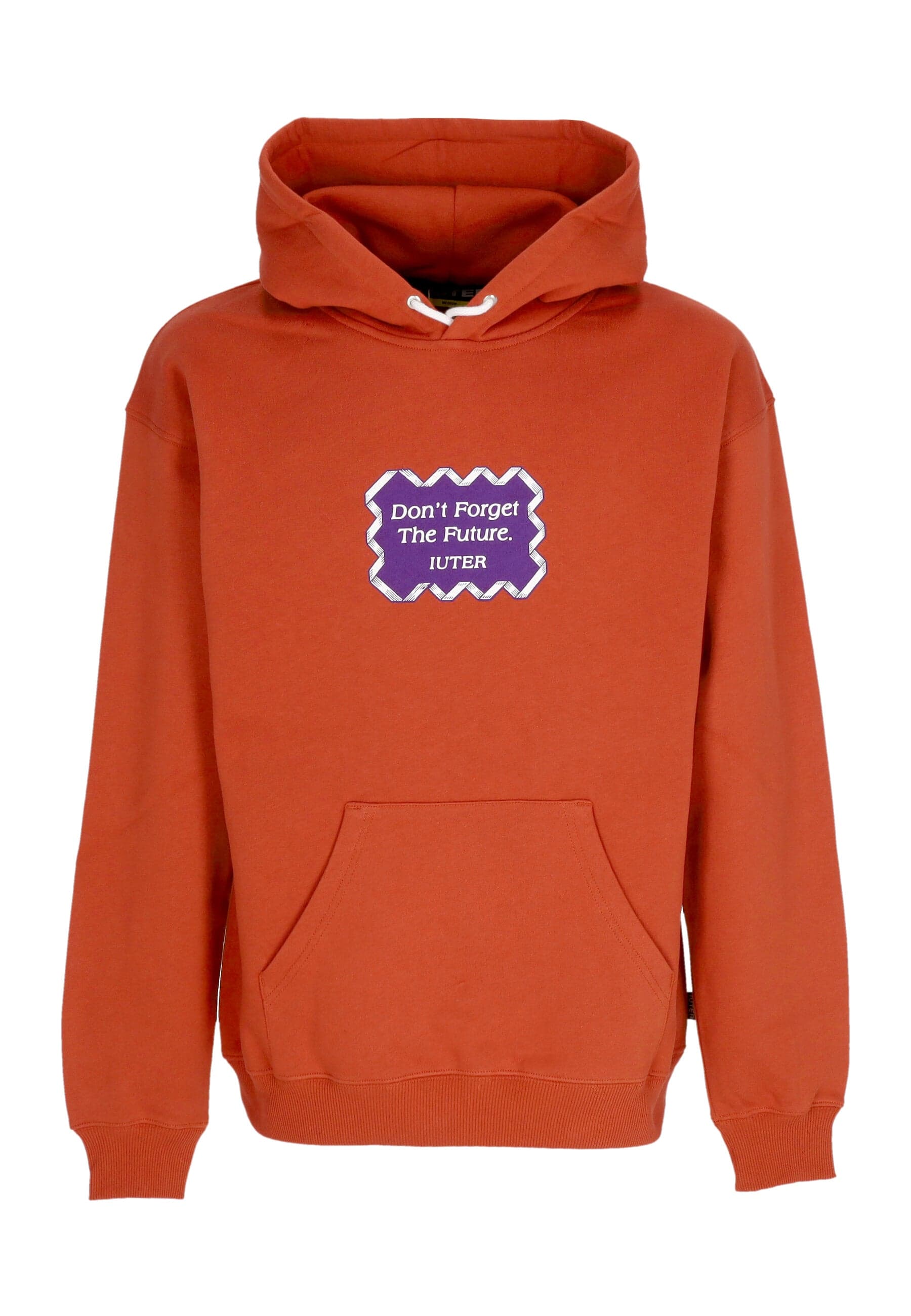 IUTER Felpa Cappuccio Uomo Future Hoodie Brick - 3