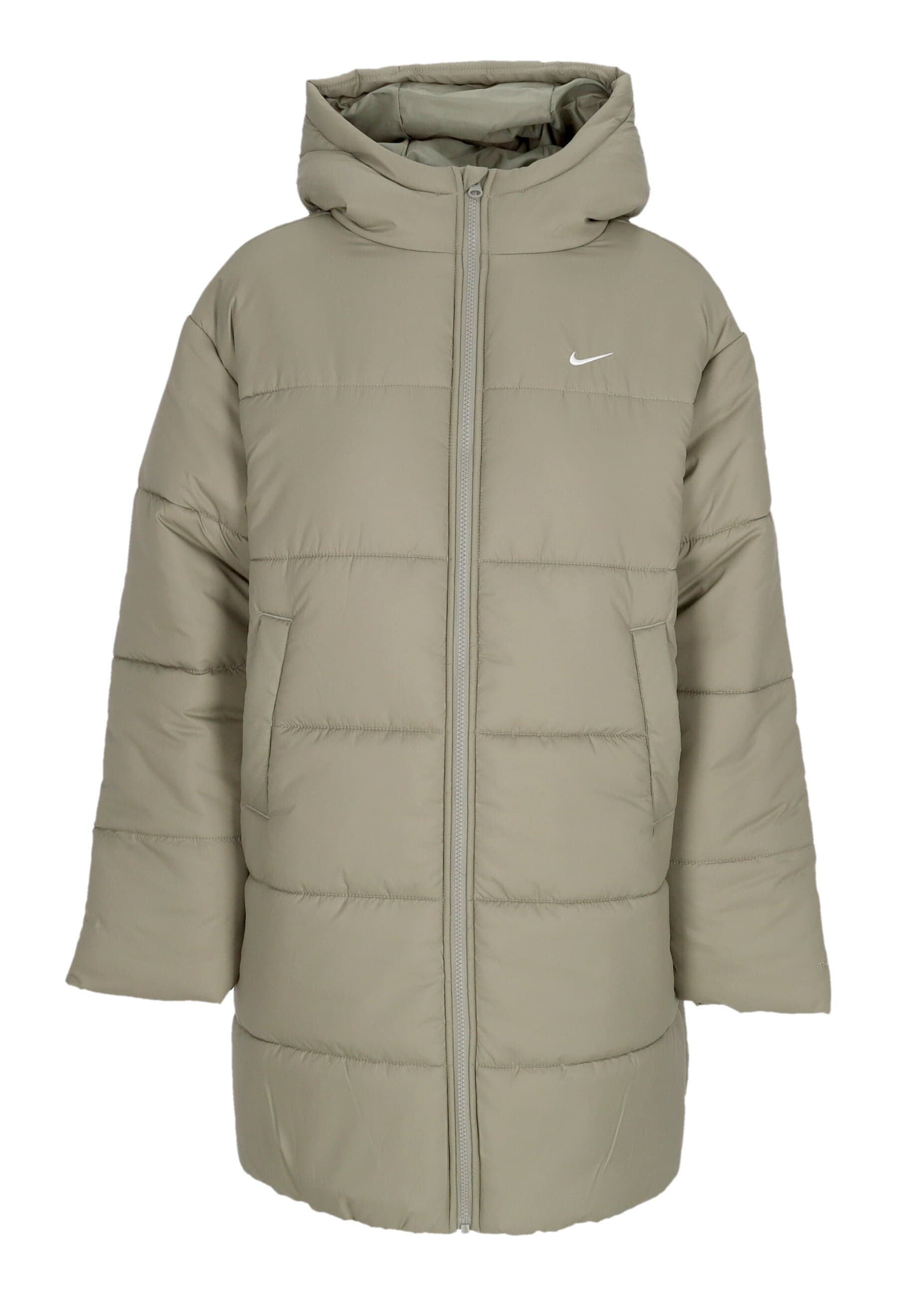 Nike Piumino Donna W Sportswear Therma-fit Classic Parka Light Army/white - 4