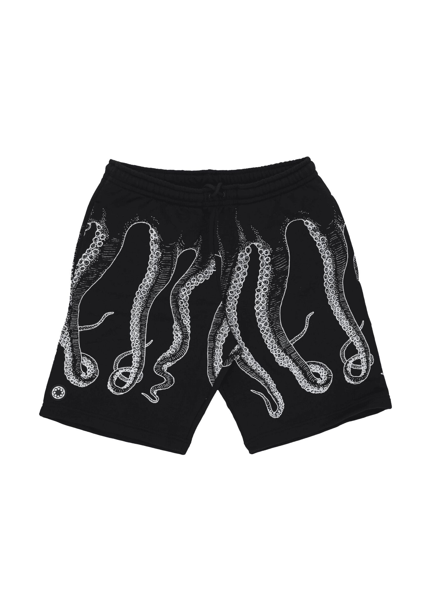 OCTOPUS Pantalone Corto Tuta Uomo Outline Sweatshorts White/black - 3