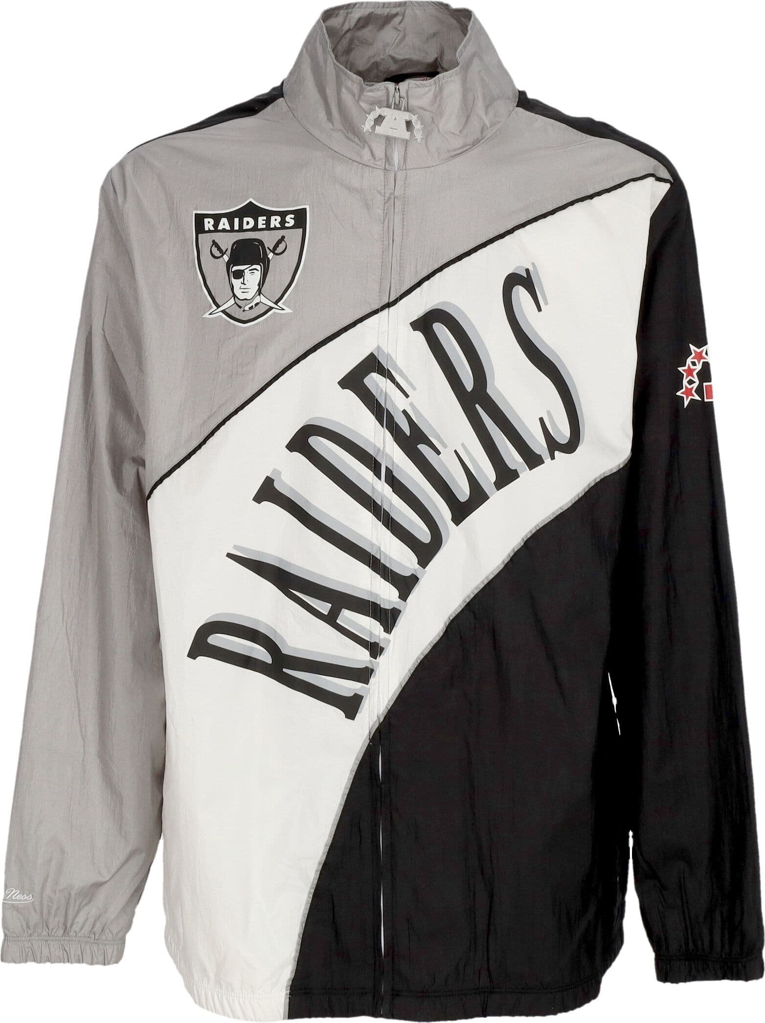 MITCHELL & NESS Giacca a Vento Uomo Nfl Arched Retro Lined Windbreaker Oakrai Multi/white