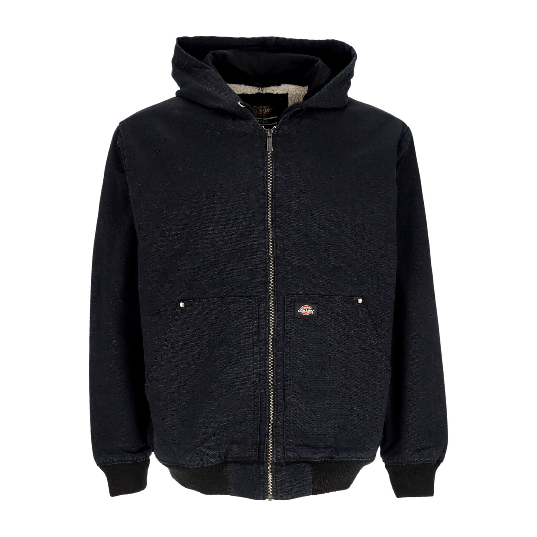 DICKIES Giubbotto Uomo Hooded Duck Canvas Jacket Black - 3