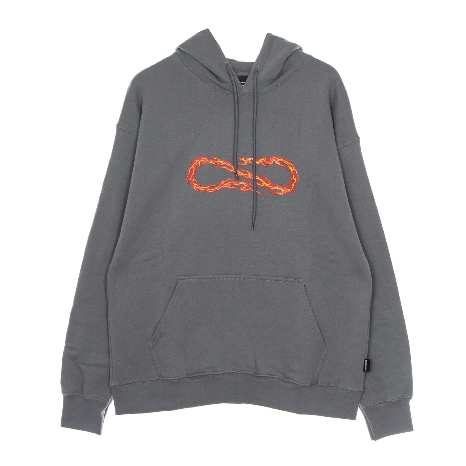 PROPAGANDA Felpa Cappuccio Uomo Xv Flame Hoodie Grey W - 6