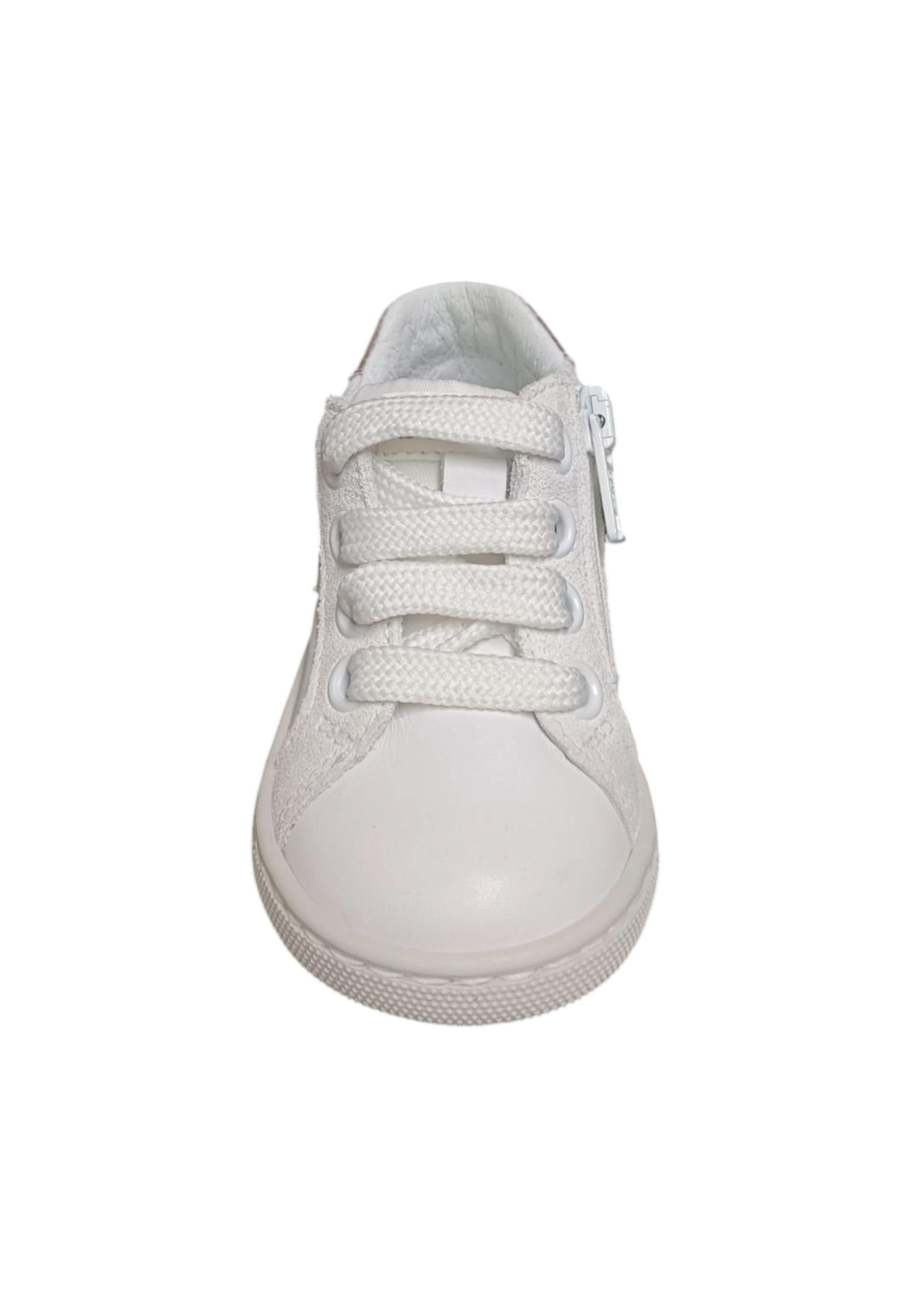 Scarpe sneakers Bambine balocchi MINI  bianco-cipria laccio in Sneaker casual Scarpetteria Gica - Trani, commercioVirtuoso.it
