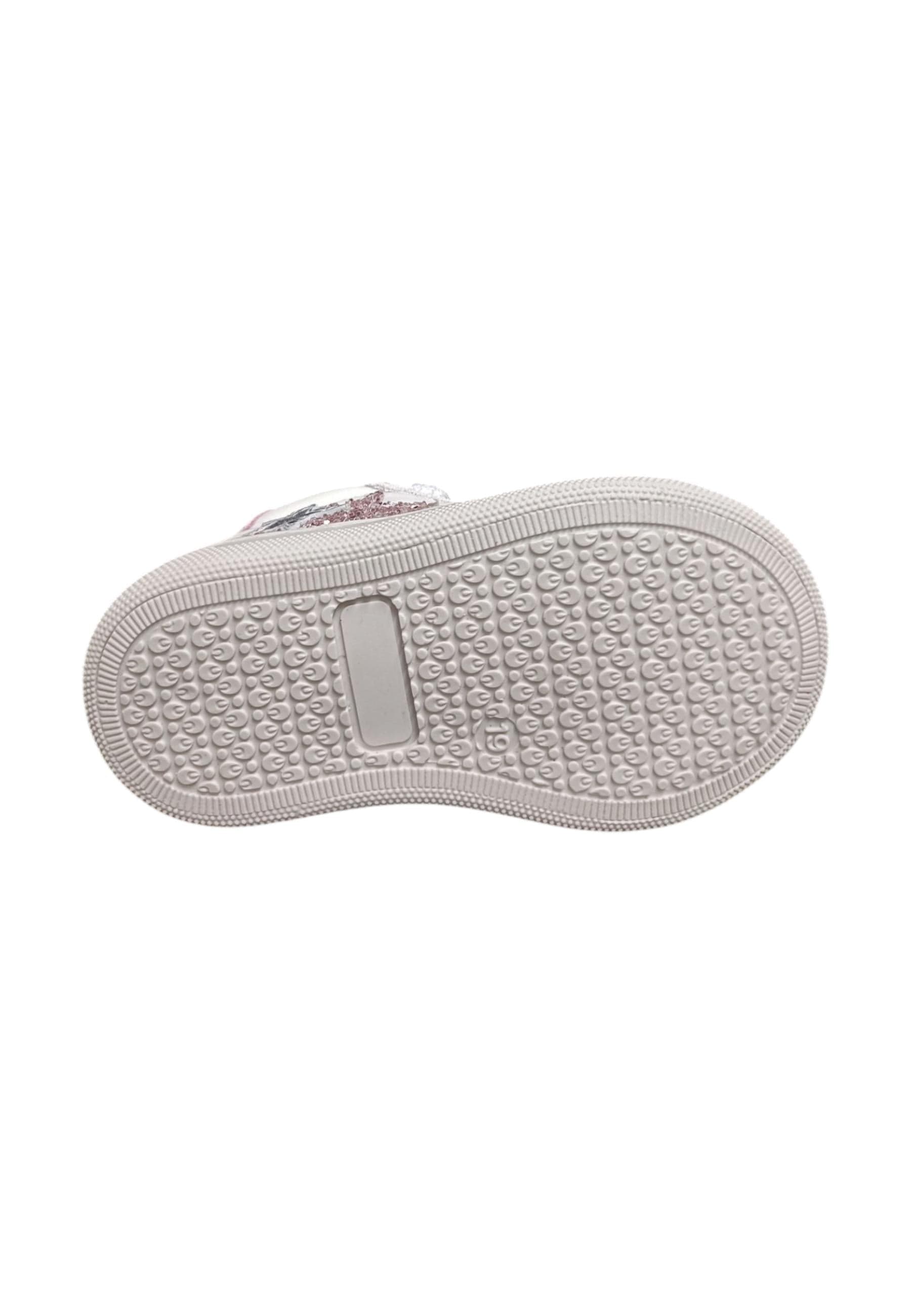 Scarpe sneakers Bambine balocchi MINI  bianco-cipria laccio in Sneaker casual Scarpetteria Gica - Trani, commercioVirtuoso.it