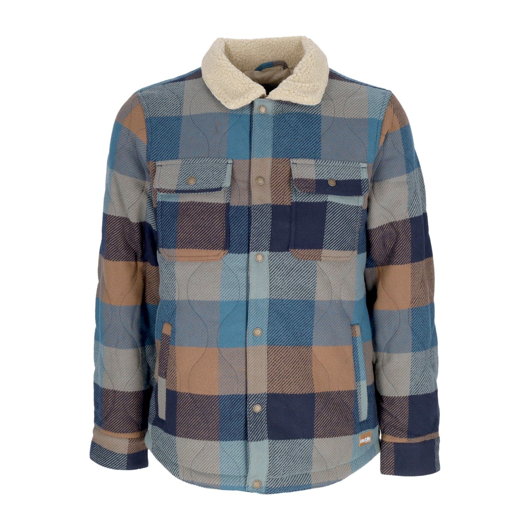 IRIEDAILY Camicia Imbottita Uomo Young Fella Jacket Blue Beryl - 5